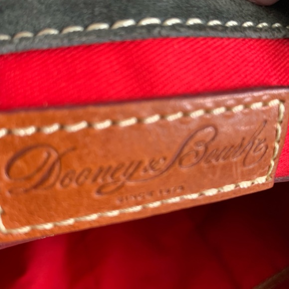 Like new Dooney and Bourke Suede Logo Lock Shoulder Bag - Picture 10 of 10